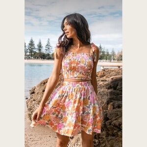 NWT Petal and Pup Raffael Shirred Crop Top